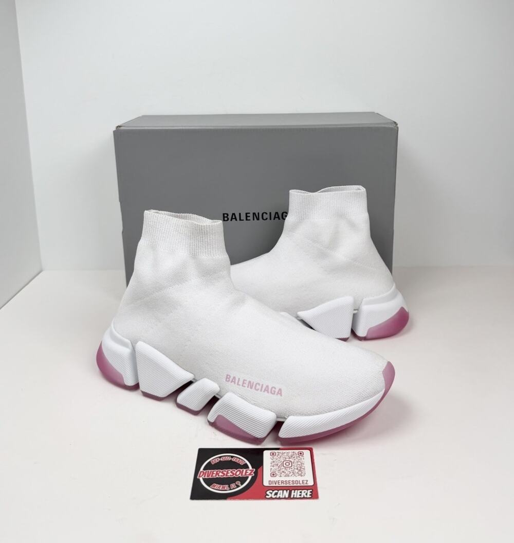 Size 40EU/10W - Balenciaga White/Pink Speed NEW
